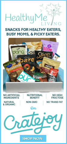 Healthy Me snack subscription box, Smart snacking gift box. Clickable banner free shipping.